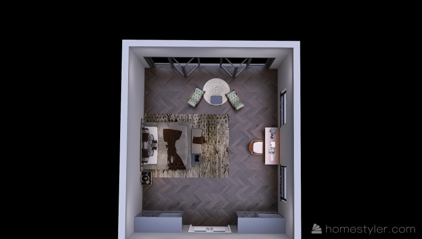 #AmericanRoomContest-Warm Bedroom 3d design picture 45.18