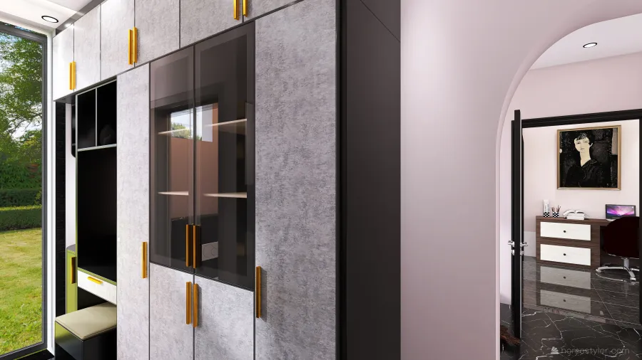 Closet And Bathroom3 3d design renderings