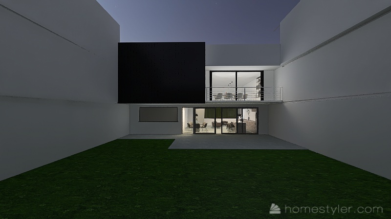 Patio Trasero 3d design renderings