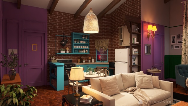 #AmericanRoomContest Monica Geller's New York Apartment