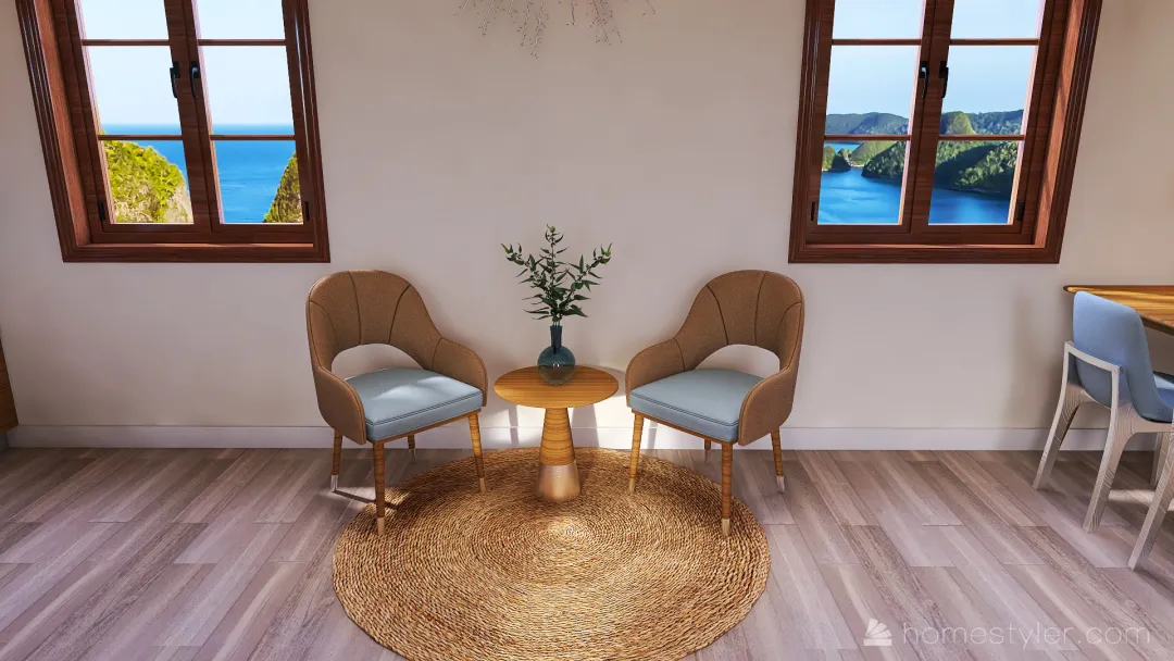 #AmericanRoomContest_Calm Oceanside 3d design renderings