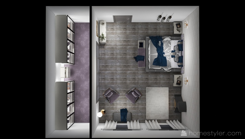 #AmericanRoomContest_Bedroom 3d design picture 45.18
