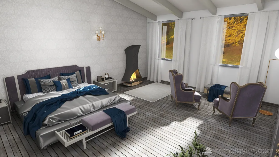 #AmericanRoomContest_Bedroom 3d design renderings