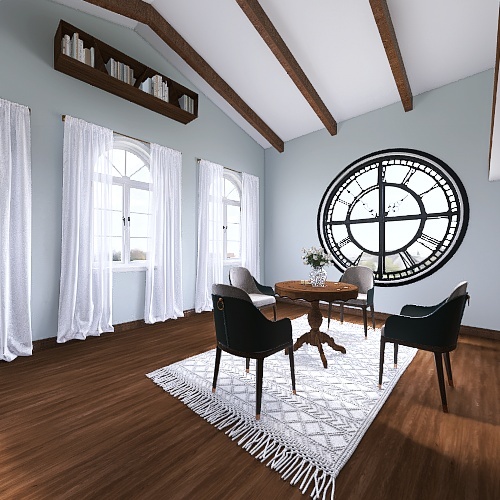#AmericanRoomContest-quaint balcony room 3d design renderings