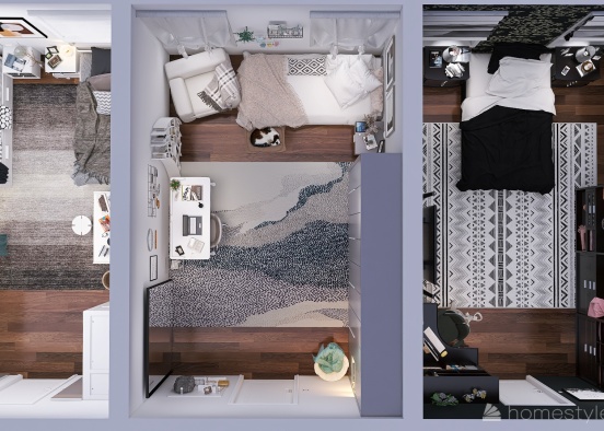 Dorm Rooms Design Rendering