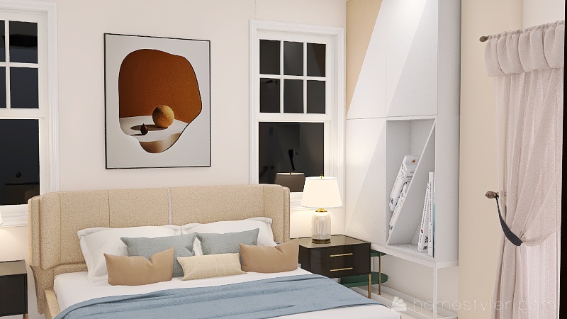 client adhar bedroom 3d design picture 20.98
