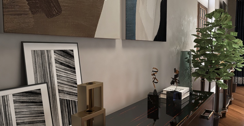 #AmericanRoomContest, barn house Interior Design Render