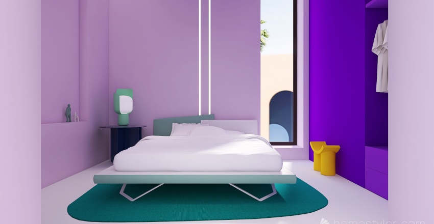 #EmptyRoomContest DreamScape and Multicolored 3d design renderings