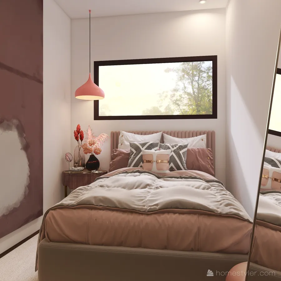 bedroom 1 3d design renderings
