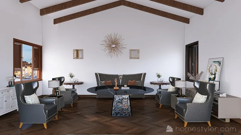 #AmericanRoomContest- living room nice-Demo Room 3d design renderings