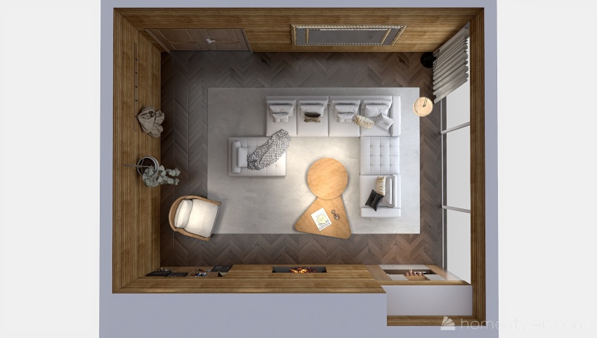 #AmericanRoomContest_Winter cabin 3d design picture 45.18