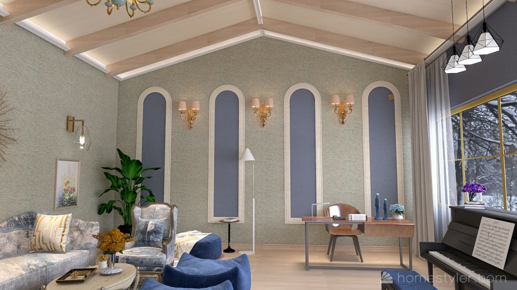 #AmericanRoomContest_rest room 3d design renderings