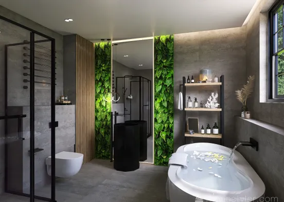 interior design bathroom3 Design Rendering