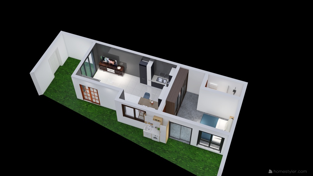 Copy of casa edícula 3d design renderings