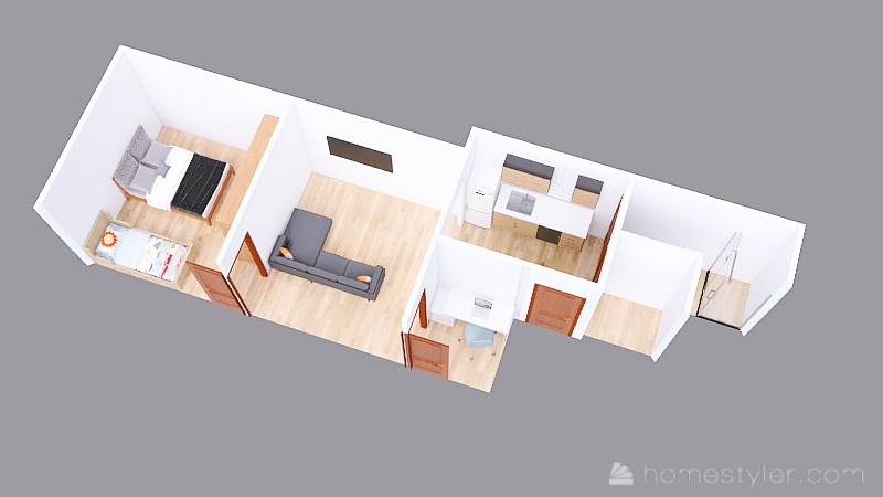 Casa da Pi 3d design renderings