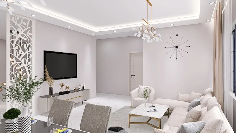 Mr. Sultan - Livingroom - Option 02 3d design renderings