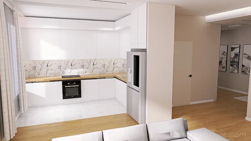 SN Kitchen Фальш-перегородка ( Удален ) 3d design renderings