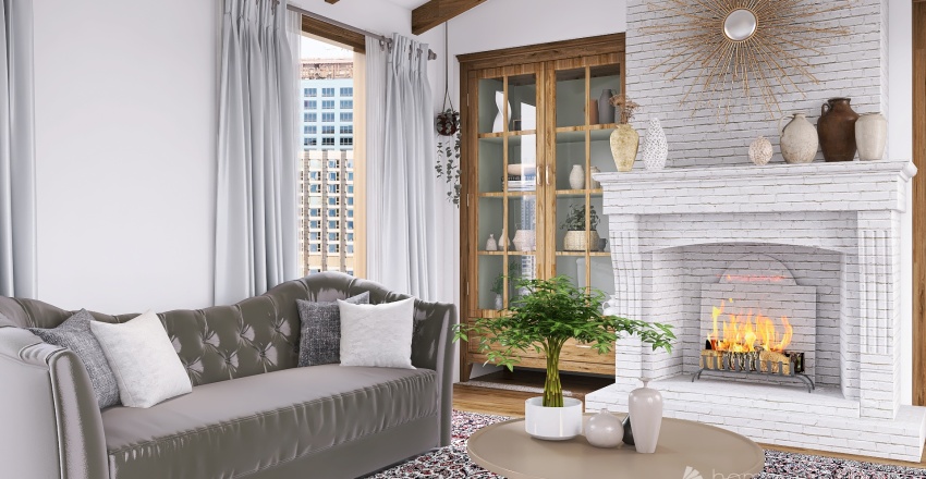 #AmericanRoomContest: Living Room 3d design renderings