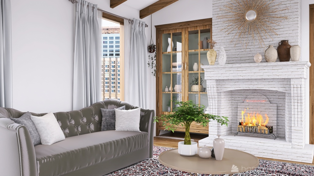 #AmericanRoomContest: Living Room 3d design renderings