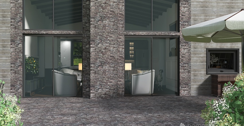 AmericanRoomContest- house by Svetlana Karpova 3d design renderings