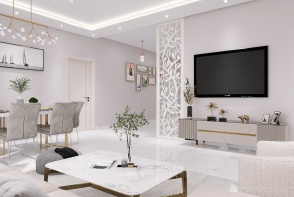Mr. Sultan - Livingroom - Option 01 Design Rendering