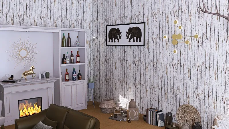 #AmericanRoomContest_Frosted Tip 3d design renderings