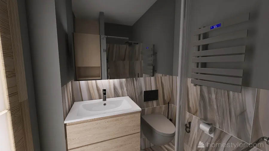 Ванная 3d design renderings