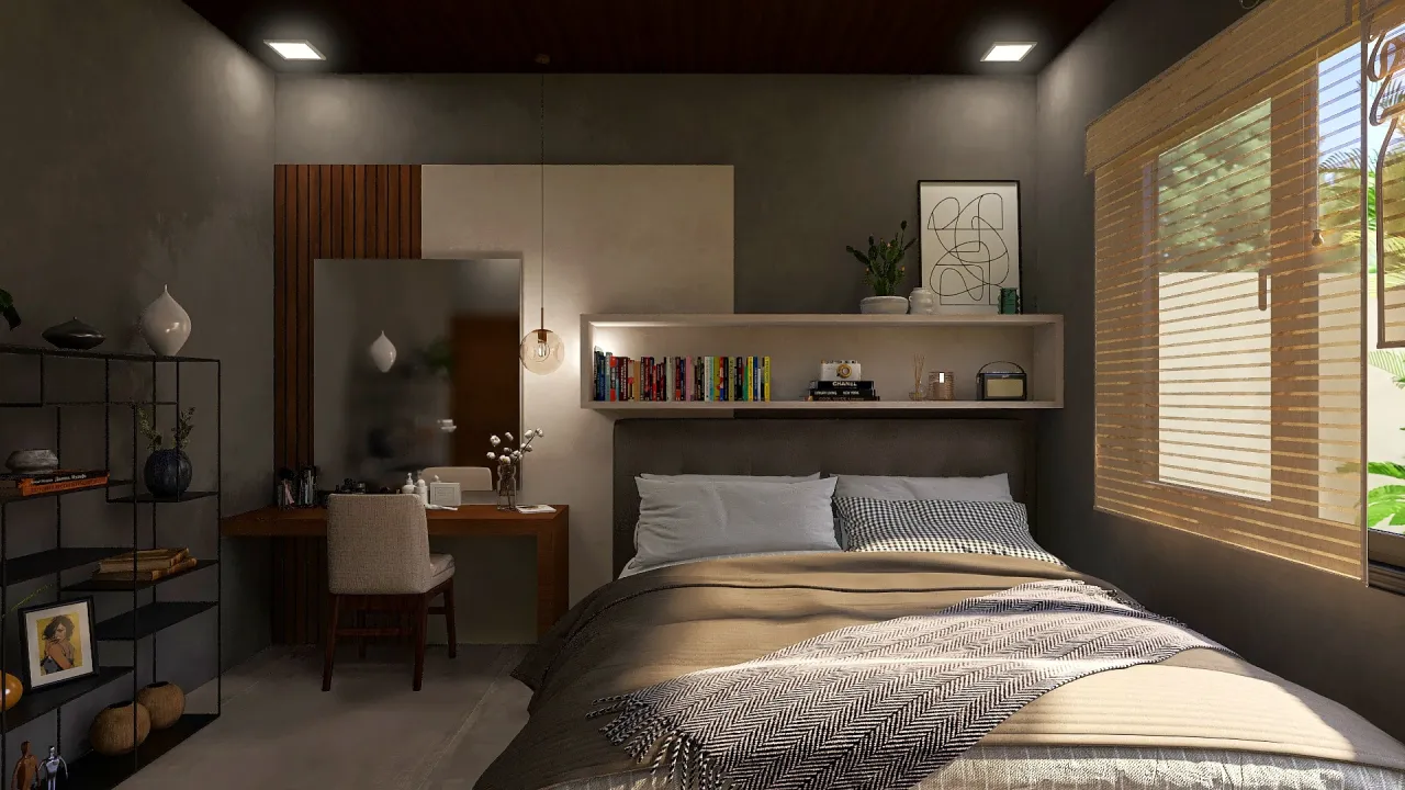 Modern Bedroom 3d design renderings