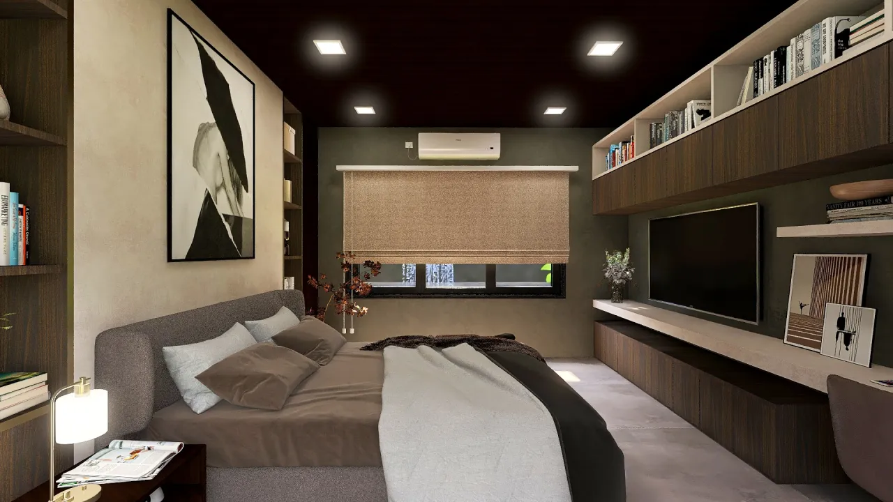 Modern MasterBedroom 3d design renderings