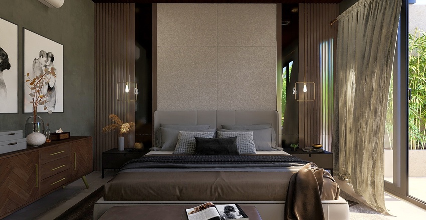 Casa Moderna - Tropical, Luxury Modern Contemporary House Interior Design Render