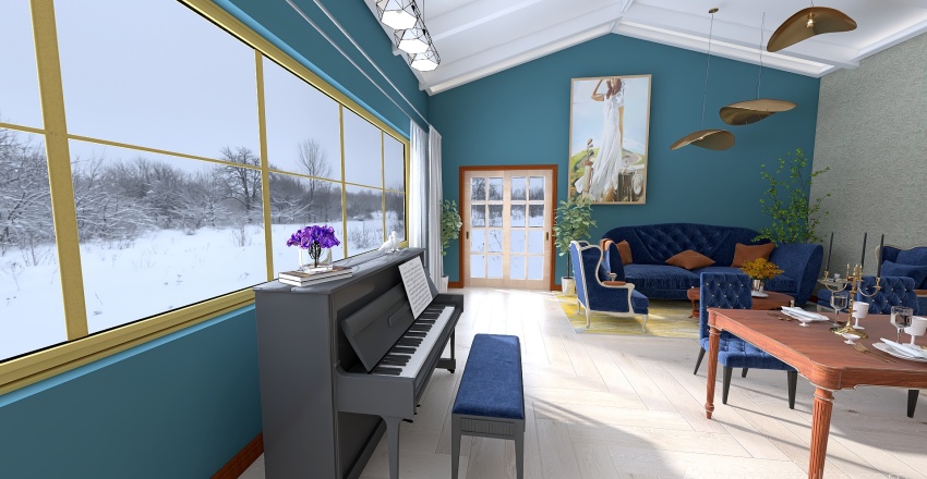 #AmericanRoomContest_Comfortable room 3d design renderings