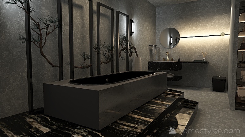dark like the void, just like home ~  concept 3d design renderings