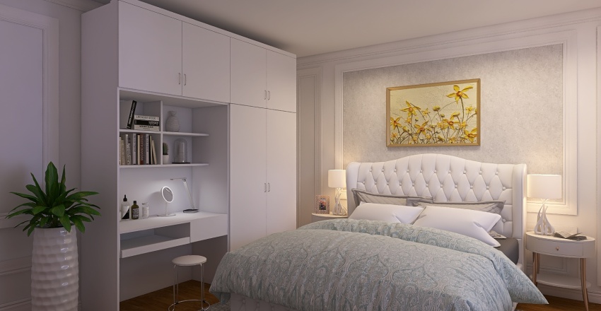 bedroom modern 3d design renderings