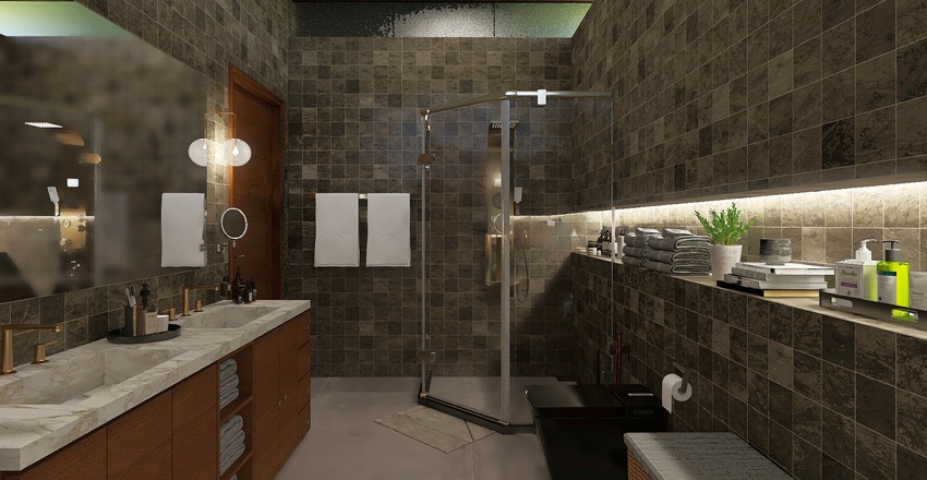 Casa Moderna - Tropical, Luxury Modern Contemporary House Interior Design Render