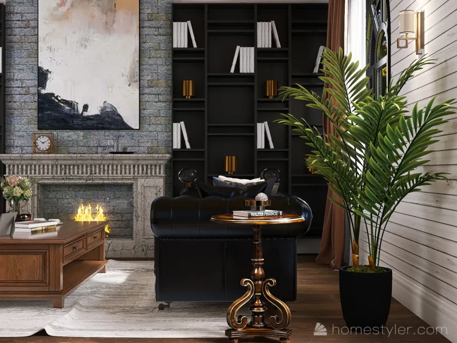 #AmericanRoomContest_Intimate Room 3d design renderings