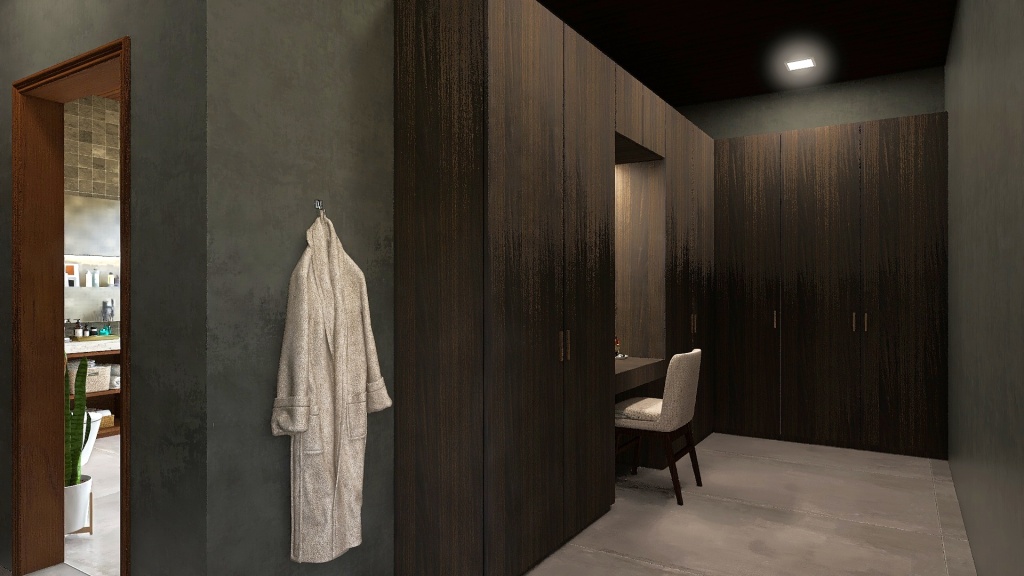 Modern Master Bedroom1 3d design renderings