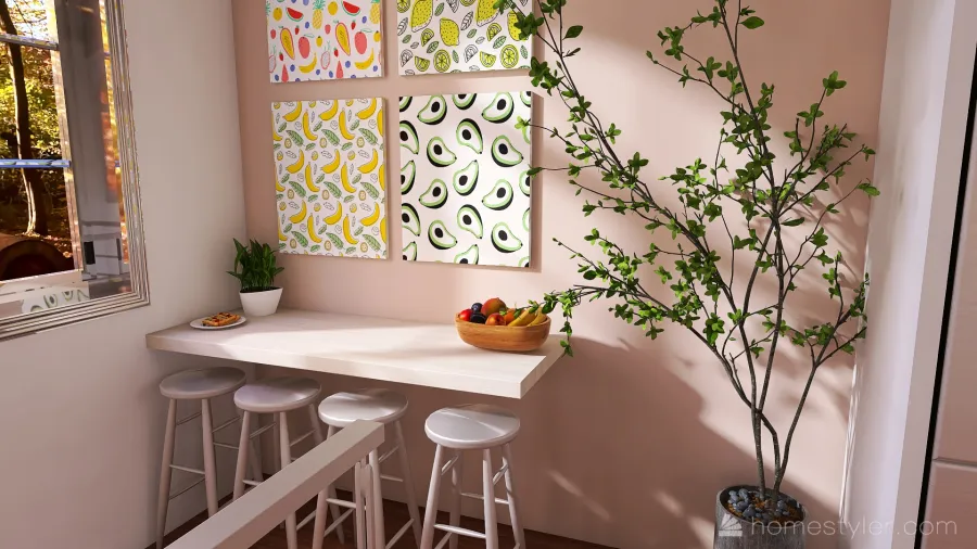 Lemon-Drop Home 3d design renderings
