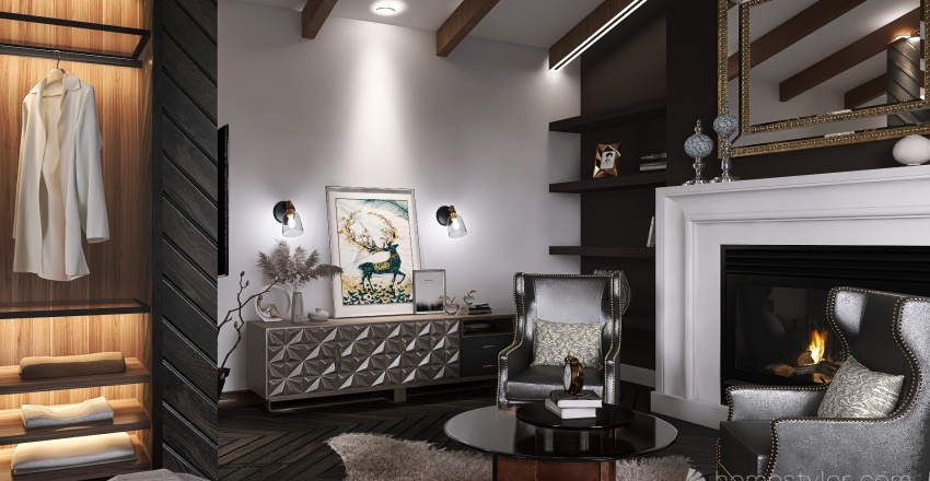 #AmericanRoomContest_Touch of Silver 3d design renderings