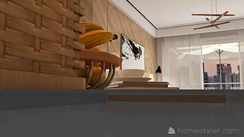 Nature Inspired Condo 3d design renderings