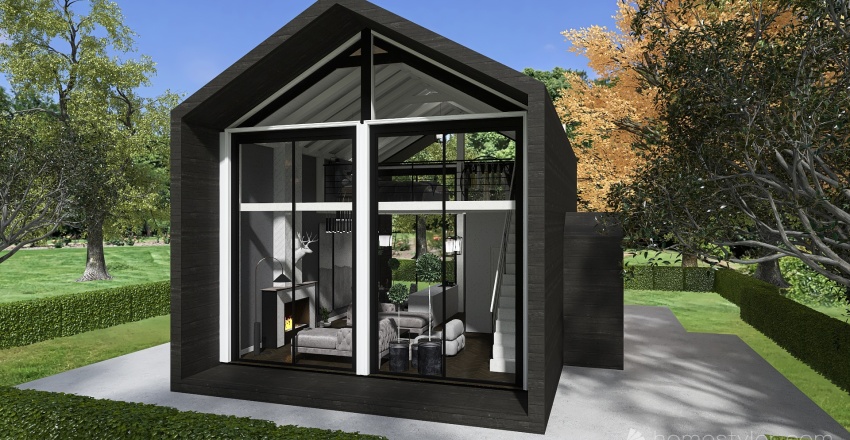 #AmericanRoomContest_Duplex 3d design renderings