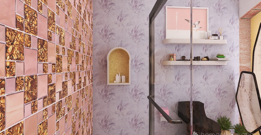 Dormitorio Kistch 3d design renderings