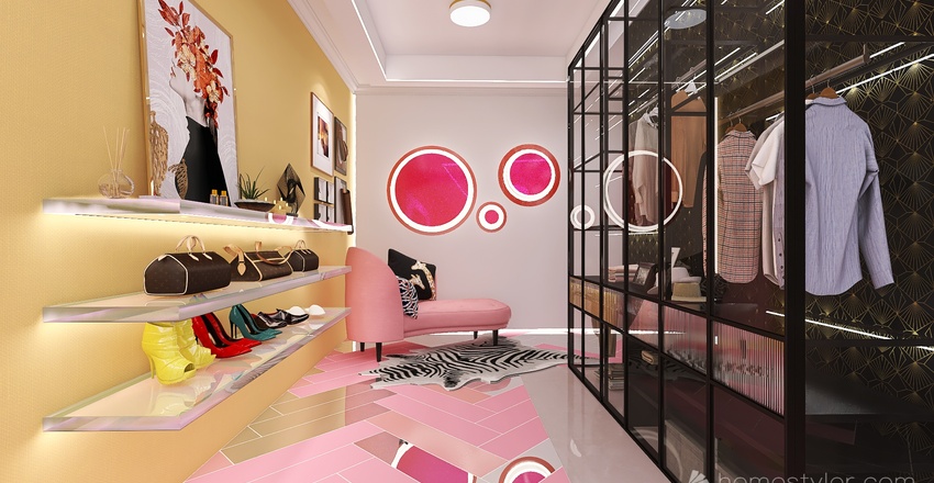 Dormitorio Kistch 3d design renderings