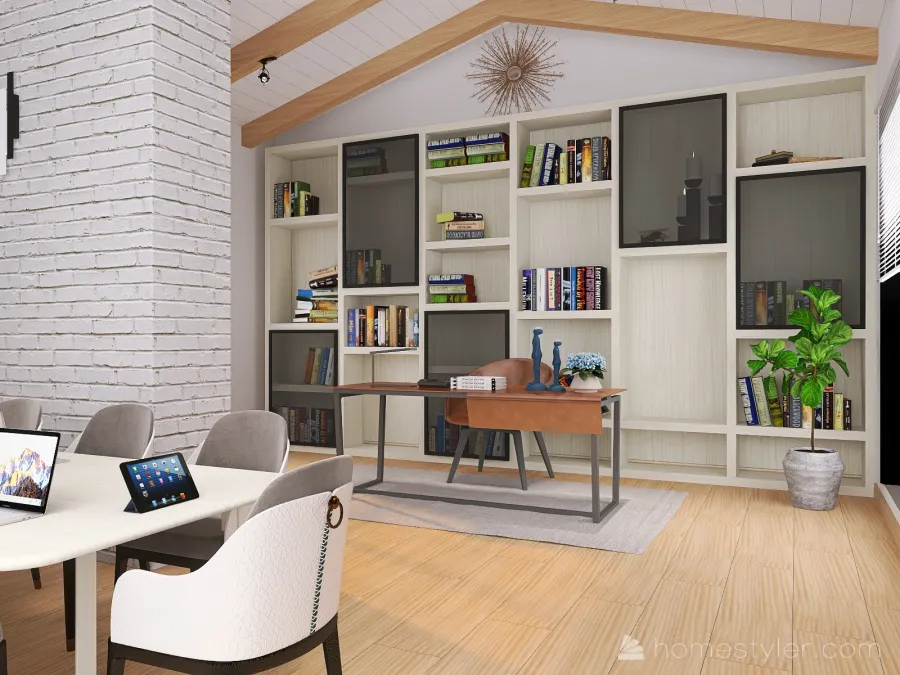 #AmericanRoomContest_Office 3d design renderings
