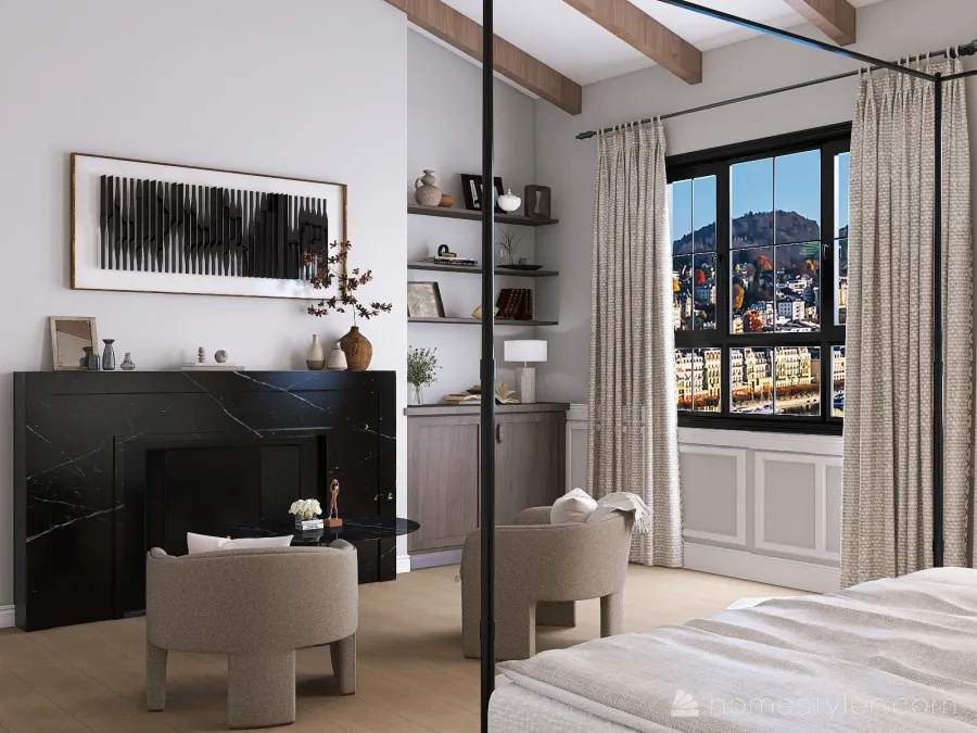 #AmericanRoomContest - Luxurious, Welcoming Bedroom 3d design renderings