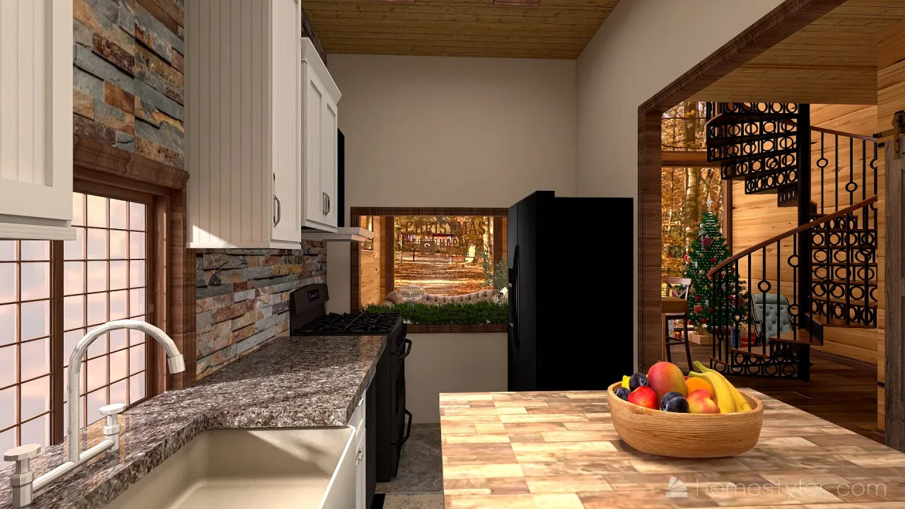 Kitchen 3d design renderings