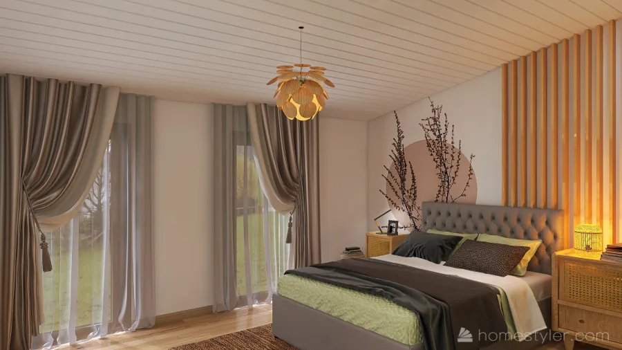 Master Bedroom Irina Mocanu 3d design renderings