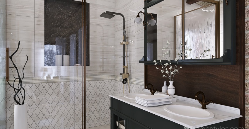 #AmericanRoomContest - 2 Story Chalet Retreat #Traditional 3d design renderings