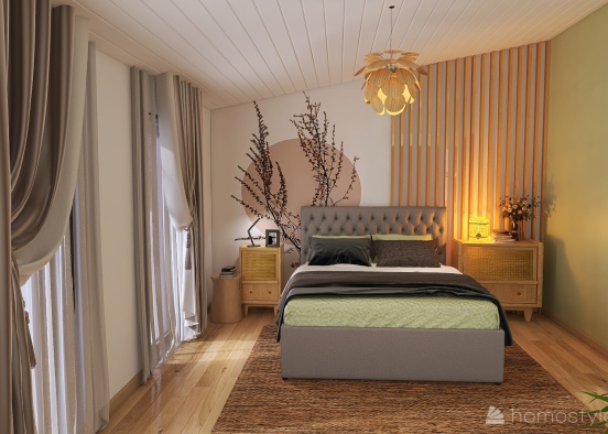 Master Bedroom Irina Mocanu Design Rendering