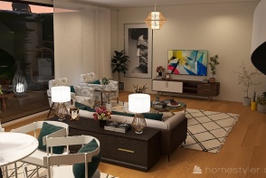 White cozy home Design Rendering