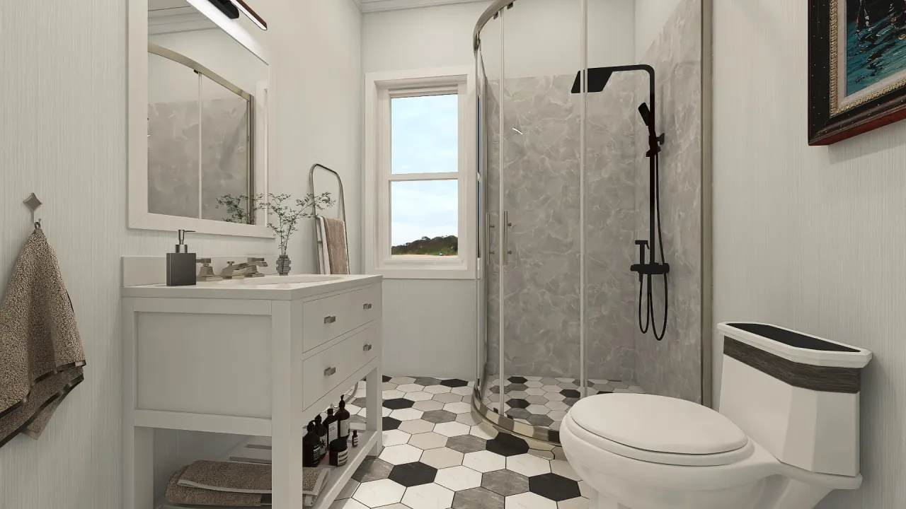 Bathroom 3d design renderings